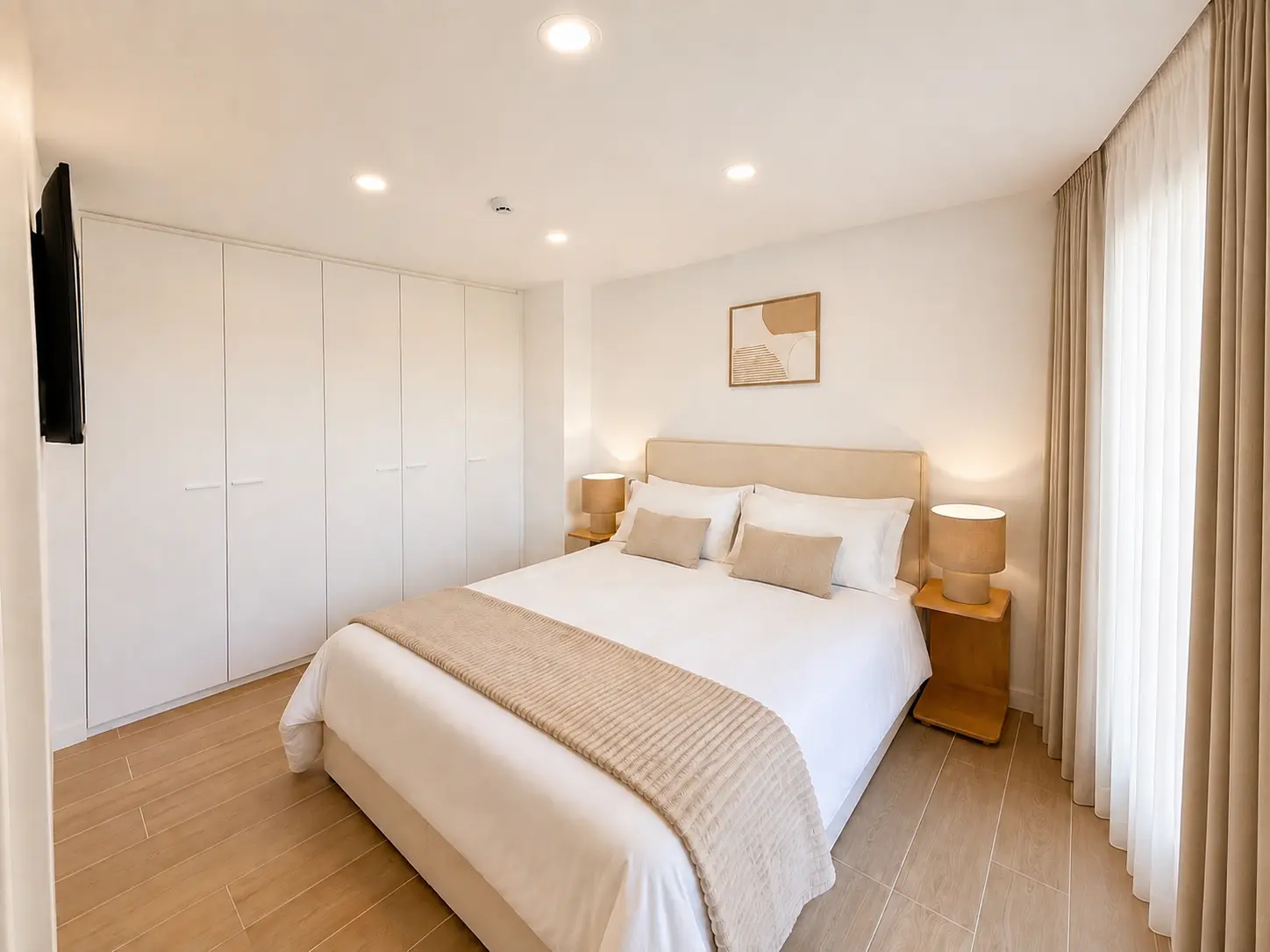 Dormitorio principal de la Suite Familiar