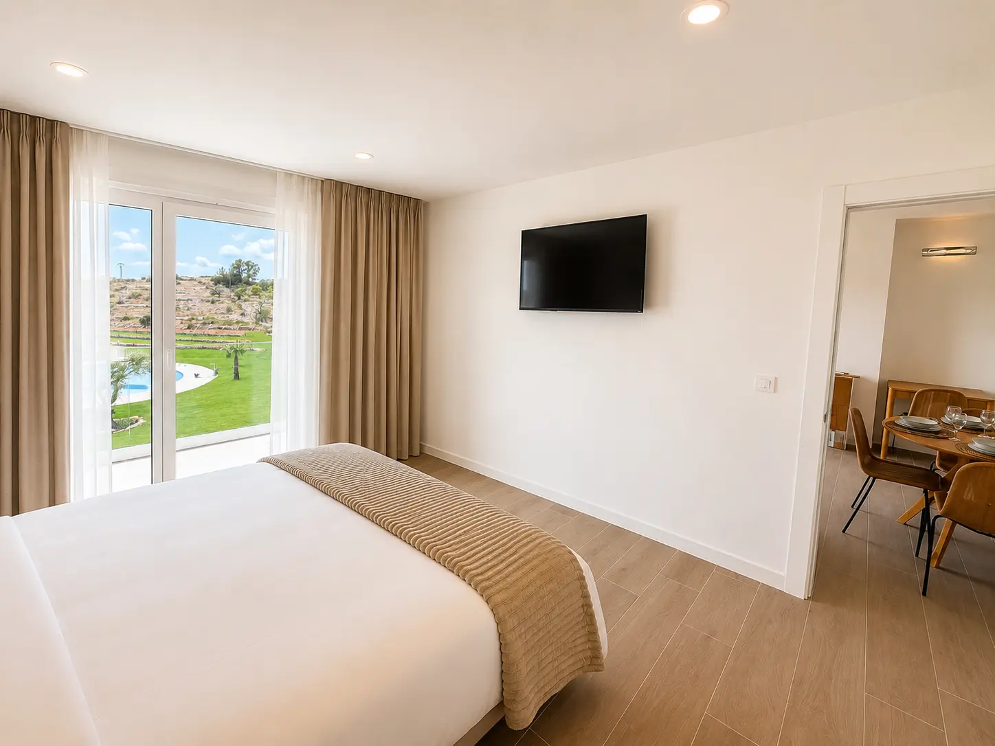 Dormitorio de la Suite Vista Mar